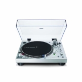 Audio-Technica AT-LP120X direktangetriebener Plattenspieler (Analog und USB) silber - 1