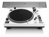Lenco L-3808 USB DJ-Plattenspieler mit Direktantrieb - 33/45 U/min - Pitch-Control - Magnet-Tonabnehmer-System - Nadelbeleuchtung - Digitalisierung via PC - Staubschutzhaube - weiß - 1