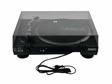 Omnitronic BD-1320 Plattenspieler schwarz | Riemengetriebener DJ-Plattenspieler | Lieferung inkl. Tonabnehmersystem - 4